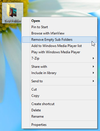 Removing Empty Sub Folders