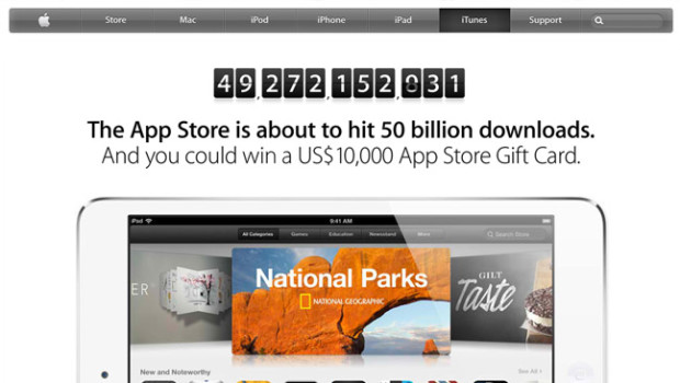 اپل به زودی از مرز ۵۰ میلیارد دانلود از App Store می گذرد! 1