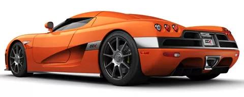 Orange Koenigsegg CCX