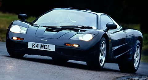 1997 McLaren F1 on the road black
